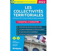 Les collectivités territoriales 2022: Concours / IEP / Licence administration publique