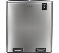 Les collectors n°904 poubelle de tri à pédale 60L inox edition inox G