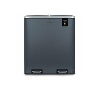 Les collectors n°906 poubelle de tri à pédale 60L gris mat edition/ I-26