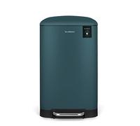 Les Collectors Poubelle de Cuisine à pédale Acier inoxydable n°716 Capacité 30 L, Compacte, Pratique, Seau intérieur amovible, Design, Résistante, Fermeture couvercle silencieuse, Bleu Pétrole