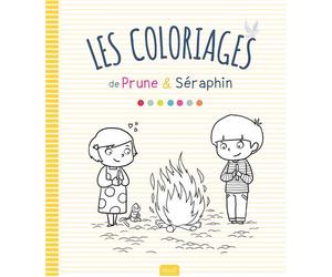 Les coloriages de Prune et Séraphin - Florian Thouret - Mame - relié - Document jeunesse dès 3 ans
