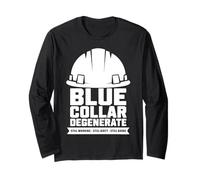 Les Cols Bleus dégénèrent des Cadeaux d'emploi sous Le Drapeau américain Manche Longue