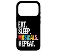 Les comédies Musicales Eat Sleep Repeat Broadway Coque pour iPhone 17 Pro