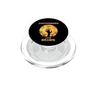 Les commissaires-priseurs Aiment Les Cerveaux d'halloween PopSockets PopGrip pour MagSafe