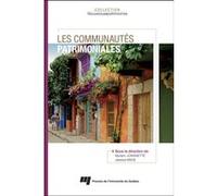 Les communautés patrimoniales Myriam Joannette (Auteur)