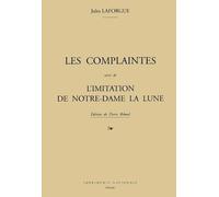 Les Complaintes - Jules Laforgue - Impr.nationale - broché - Poésie