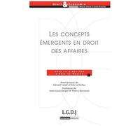 Les Concepts Émergents En Droit Des Affaires