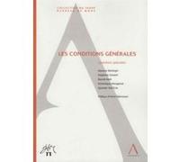 Les conditions générales Questions spéciales - Collectif - Anthemis - broché - Etude