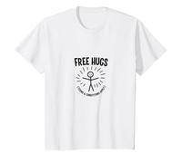 Les Conditions générales de Free Hugs s'appliquent à la Figurine Funny Stick T-Shirt, Enfant, Blanc, 10 Ans