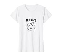 Les Conditions générales de Free Hugs s'appliquent à la Figurine Funny Stick T-Shirt, Femme, Blanc, S