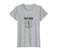 Les Conditions générales de Free Hugs s'appliquent à la Figurine Funny Stick T-Shirt, Femme, Gris Chiné, S