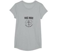 Les Conditions générales de Free Hugs s'appliquent à la Figurine Funny Stick T-Shirt, Fille, Gris Chiné, L