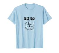 Les Conditions générales de Free Hugs s'appliquent à la Figurine Funny Stick T-Shirt, Homme, Bleu Céleste, XL