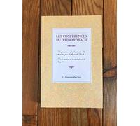 Les Conférences du Dr Edward Bach
