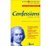 Jean-Jacques Rousseau, Confessions, Livres I à IV