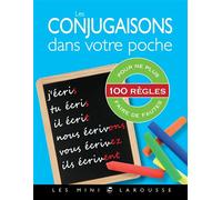 Les conjugaisons dans votre poche - André Vulin - Larousse - cartonné - Méthode de langue