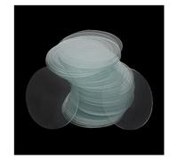 Les consommables de laboratoire de lamelle ronde ronde de 100 pièces sont disponibles en différentes tailles la lame de couverture en verre de Microscope(20mm)