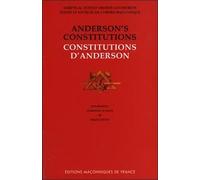 Constitutions D'anderson - 1723