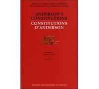 Les Constitutions d'Anderson - Daniel Ligou - Edimaf - broché - Livre