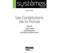 Les constitutions de la france Jan p. (Auteur)
