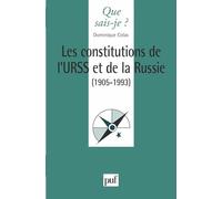 Les Constitutions de l'URSS et de la Russie