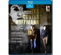 Offenbach : Les Contes d'Hoffmann. Bernheim, Lewek, Van Horn, Lindsey, Minkowski, Clément. [Blu-Ray]