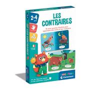 Les Contraires Jeu Éducatif 16 Mini-Puzzles Illustrés pour Enfants 2-4 Ans | Apprentissage des notions opposées en s'amusant | autocorrection intuitive pour jouer en toute autonomie | idée cadeau