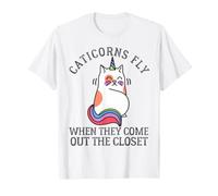 Les Cornes de Chat volent Quand Elles sortent du Placard T-Shirt