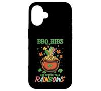 Les côtes de Barbecue sont Meilleures Que Les arcs-en-Ciel Coque pour iPhone 16