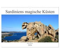Les côtes magiques de la Sardaigne, Version française (Calendrier mural 2026 DIN A3 portrait), Calendrier CALVENDO mensuel