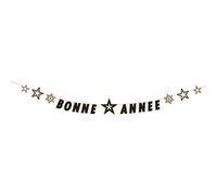 LES COTILLONS D'ALSACE GARLAND 3M x 15CM OR ET ARGENT PAPER, PLASTIQUE DROITE