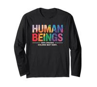 Les couleurs 100 % biologiques peuvent varier LGBTQ Manche Longue