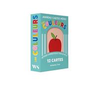 Les couleurs - Anneau cartes mémo - 12 cartes - Agnèse Baruzzi - White Star Kids - Jeux livres objets