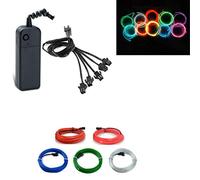 Les couleurs multi EL filent le fil d'EL de l'intense luminosité 5 * 3ft d'illumination de tube au néon portatif flexible de lumières au néon(Bleu/Vert/Rouge/Rose/Blanc)