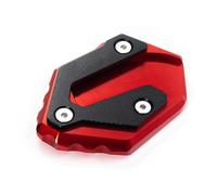 Les Coussinets Extension Béquille Latérale Agrandissent Extenseur Plaque Support Pour MT07 MT 07 MT09 Pour Tracer 900 Gt 700 Gt Pour TRACER 9gt Coussin Béquille Moto(ROUGE)