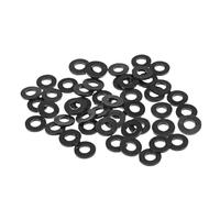 les couvertures métalliques, Rondelles plates en caoutchouc noires M3 à M12, paquet de 25/50/100 pièces(M10x20mm 25PCS)