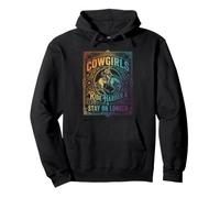 Les Cowgirls roulent Plus Fort, restent Plus Longtemps | Western Rider Sweat à Capuche