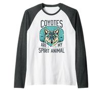 Les Coyotes sont Mon âme, Les Animaux, la Nature, Les Coyotes, Les Amoureux de la Faune Manche Raglan