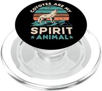 Les Coyotes sont Mon âme, Les Animaux, la Nature, Les Coyotes, Les Amoureux de la Faune PopSockets PopGrip pour MagSafe