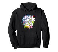 Les Crayons cassés Peuvent Toujours colorer la Sensibilisation à la prévention du Suicide Sweat à Capuche