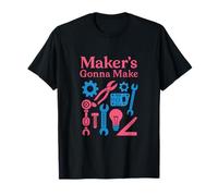 Les créateurs vont créer des objets d'art en forme de gadget rose vif T-Shirt