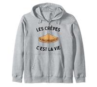 Les Crêpes C’est La Vie Humour Drôle Cuisine Sucré Salé Sweat à Capuche