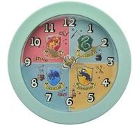 Les crêtes officielles Harry Potter Charms House brillent dans l'horloge murale sombre - en boîte Multicolore G