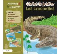 Piccolia – Cartes à gratter Les Crocodiles – 4 cartes modèles, 1 stylet, 1 notice