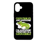 Les Crocodiles sont géniaux Je suis génial Je suis Un Crocodile drôle Coque pour iPhone 16 Plus