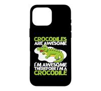 Les Crocodiles sont géniaux Je suis génial Je suis Un Crocodile drôle Coque pour iPhone 16 Pro Max