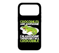 Les Crocodiles sont géniaux Je suis génial Je suis Un Crocodile drôle Coque pour iPhone 17 Pro Max