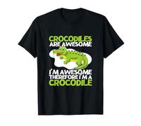 Les Crocodiles sont géniaux Je suis génial Je suis Un Crocodile drôle T-Shirt