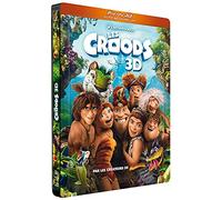 Les Croods - Combo Blu-Ray 3d + Blu-Ray + Dvd - Édition Boîtier Steelbook