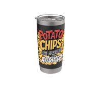 Les croustilles de pommes de terre sont toujours la réponse pour les amateurs de collations Gobelet isotherme en acier inoxydable double paroi